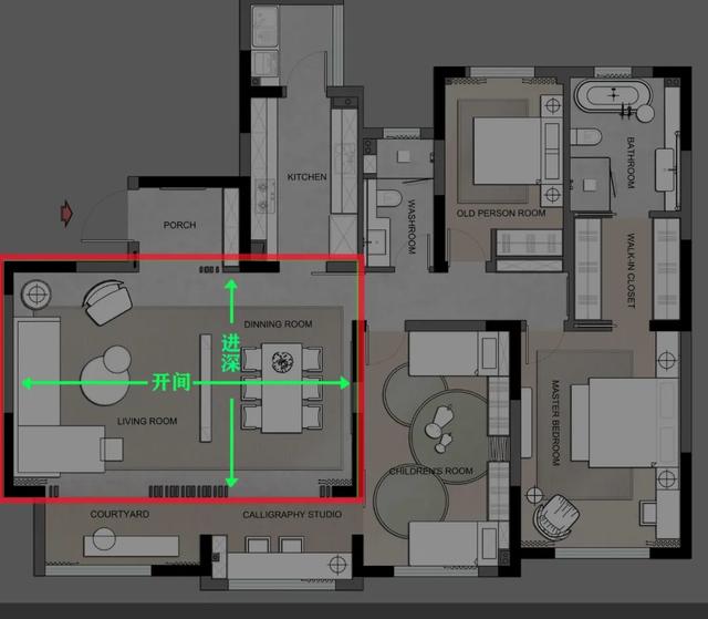 关于横厅设计，布局方式全解析