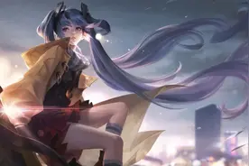 王者荣耀孙尚香时之恋人原画曝光，双马尾惊艳，锚点从来不是重点图片