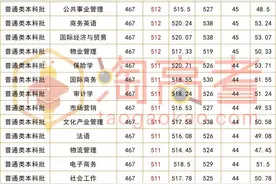 福建江夏学院2021年历史组各专业录取数据分析图片