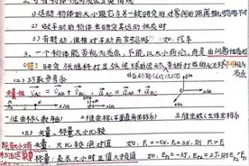 高中物理学霸笔记“曝光”，满分就是这样炼成的，手写版可打印图片