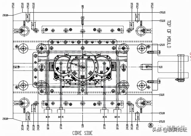 仪表窗面板注塑模具设计+3d