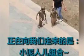 熊孩子变成“泥娃娃”，妈妈差点认不出，网友：我还以为是铜人图片