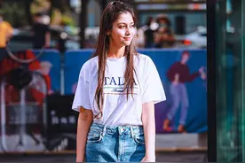 街拍：无论现在流行什么样的风格，穿衣搭配的原则都是扬长避短图片