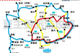 旅游博主花1万元，做出50幅最美自驾地图，网友：后半生旅游目标图片
