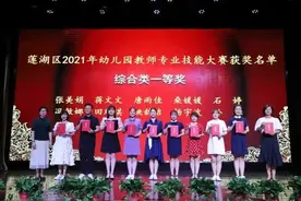 西安莲湖区举办学前教育宣传月暨幼教技能大赛颁奖典礼图片