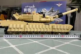 美国M1A2主战坦克积木，2155片大型手办，这几个细节让你无法拒绝图片
