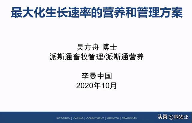 李曼大会听课笔记连载（二）（母猪营养、生长速度、应激、无抗）