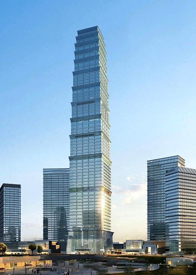 青藏第一高楼——西宁绿地中心,建筑形如古塔