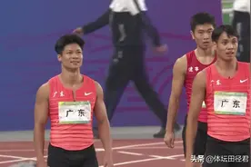 失而复得！山东队200米接力绝杀广东夺回亚洲纪录 苏炳添遗憾摘银图片