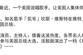 这个在南京长大的美国饶舌歌手，宣布要竞选美国总统了图片