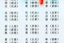 小学形近字都分类整理一下，然后再进行背诵。家长可以为孩子收藏图片