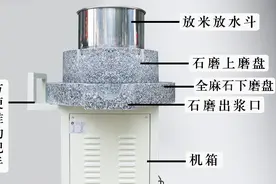 新款电动石磨机磨浆机全自动石磨肠粉机豆浆机，超静音视频封面