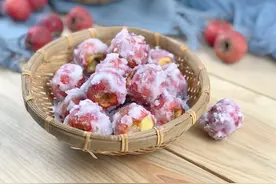 1斤山楂，半斤冰糖，教你做健康小零食，酸甜又开胃，5分钟一锅图片