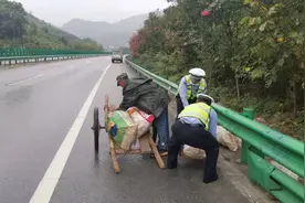 【一线微观】不敢看！“架子车”竟然也上高速......（附视频）图片