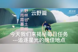 光遇教程视频：揭秘每日任务追逐星光的等待地点视频封面