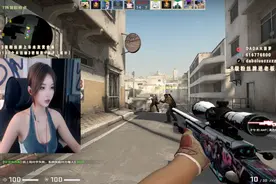 大萝莉虎牙首秀，紧身背心大秀火爆身材，CSGO圈内大佬竟也来送礼图片