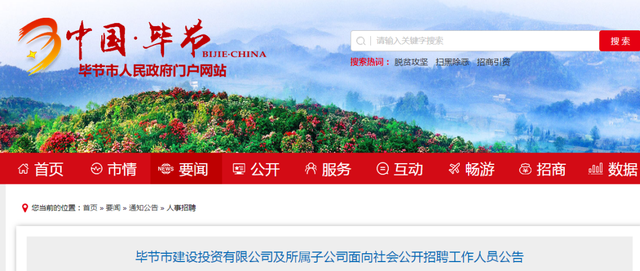 毕节网站建设公司（27名毕节市建设投资有限公司及所属子公司面向社会公开招聘工作人员）