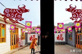 晋中市左权：小年 龙则田舍祝福田青图片