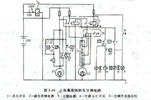汽车空调电路的介绍(上)图