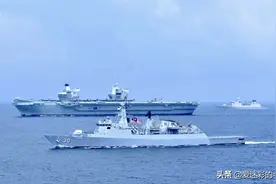 英国航母打击群即将踏入南海，存在入侵我国领海可能，如何应对？图片