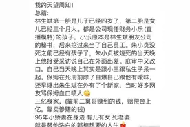 朱小贞妹妹曾质问林生斌是否问心无愧？任真真的婚姻真的很刺眼图片