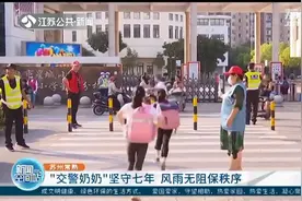 “交警奶奶”校门口指挥交通坚守七年：奉献别人也是快乐图片
