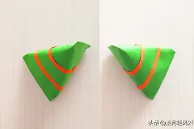 端午节幼儿园手工，用卡纸做粽子，简单易学，有教程图片