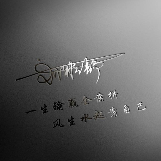 姓氏头像第71期，2023新款励志个性签名头像，有你的名字吗？