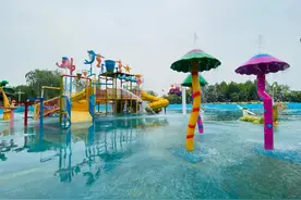 香河荷香湖畔景区水上乐园图片