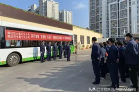 保冬运！青岛公交开展技能比武图片