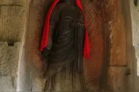 重庆市北碚区水土街道，发现明朝修建的石窟群图片