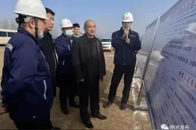 今天，市长深入明光高铁站选址现场......图片