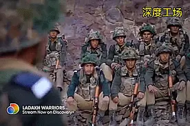 拉达克印军进行人海冲锋：印军军官拿棍子抽打士兵，驱使士兵冲锋图片