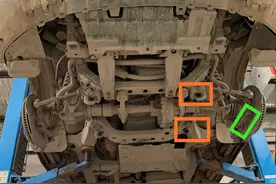 7万公里的哈弗H9检修，车主多次驾车越野之后，底盘出现异响！图片