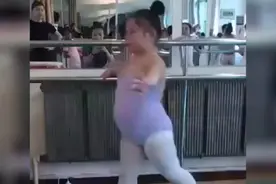 女童上体态班，拼命努力的样子被网友纷纷称赞：这是你最美的样子图片