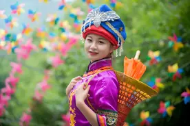 土家幺妹儿要出阁啦！你要来抢幺妹儿的绣球吗？图片