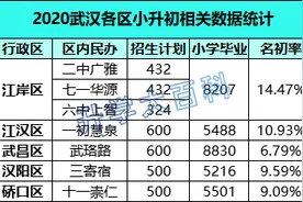 微信名初录取新格局，江岸27.6%，武昌18.69%，看看哪个区最难？图片