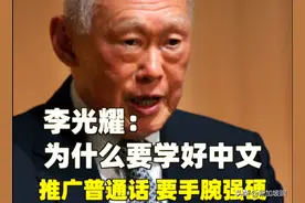 在新加坡为什么要学好中文？李光耀早有预言图片