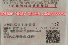 福彩 2元机选“快乐8”选九中九 奖金30万元图片