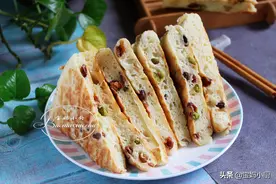 4分钟快手发面饼，不用揉面，有营养还暄软，做早餐大人孩子夸赞图片