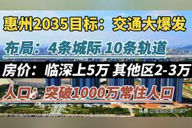 爆文！惠州2023目标：4条城际，10条市内轨道，多条地铁图片