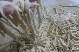 农村散文:手擀面条图片