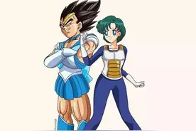 七龙珠和美少女战士互换装：果然颜值才是王道，我要换副眼镜图片