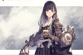 这位画师笔下的JK小姐姐太帅了，一手拿书包，一手拿武器图片