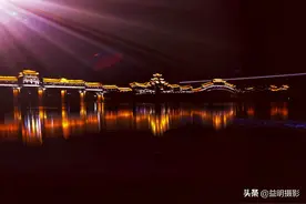 重庆黔江 濯水古镇 风雨廊桥 夜色迷人 如梦如幻 手机随拍图片