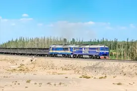 铁影 | 大漠铁魂——嘉策铁路运转记图片