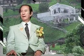 赌王何鸿燊墓地开始动工：家族坟场被蓝布遮住，疑似进行整修图片