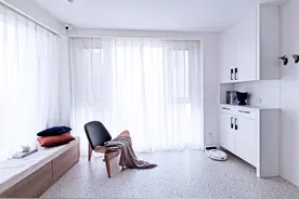 厦门90后夫妻晒出100㎡新家，全屋干净敞亮，一进门就特别解压图片