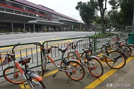 私占共享自行车到网上售卖，喊价高达50新币图片