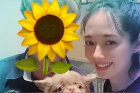 郭碧婷近照曝光，短发造型抢镜，与神秘异性合照心情好图片